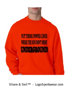 Champion Adult Powerblend Crewneck Sweatshirt Design Zoom